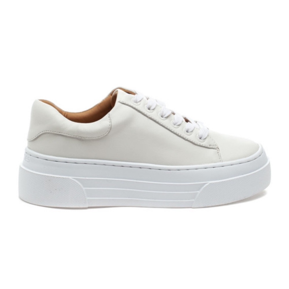 NWT J/SLIDES AMANDA White Leather Sneaker